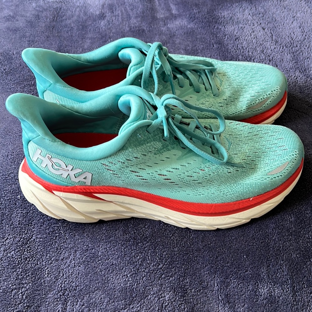 Hoka One One Clifton 8 Aquarelle Eggshell Blue